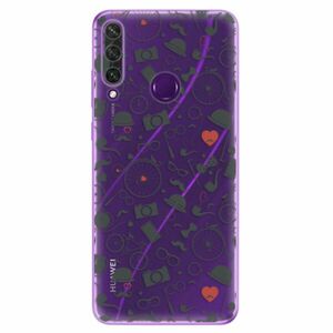 Odolné silikonové pouzdro iSaprio - Vintage Pattern 01 - black - Huawei Y6p obraz