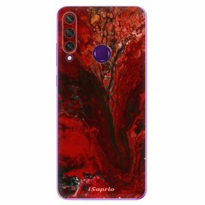 Odolné silikonové pouzdro iSaprio - RedMarble 17 - Huawei Y6p obraz