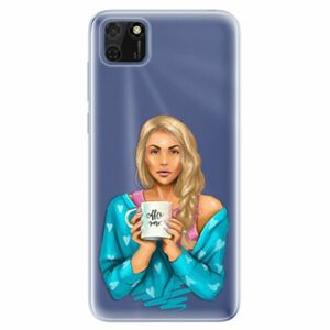 Odolné silikonové pouzdro iSaprio - Coffe Now - Blond - Huawei Y5p obraz