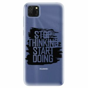 Odolné silikonové pouzdro iSaprio - Start Doing - black - Huawei Y5p obraz