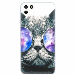 Odolné silikonové pouzdro iSaprio - Galaxy Cat - Huawei Y5p obraz