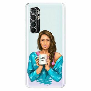 Odolné silikonové pouzdro iSaprio - Coffe Now - Brunette - Xiaomi Mi Note 10 Lite obraz