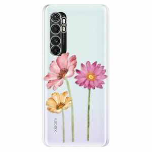 Odolné silikonové pouzdro iSaprio - Three Flowers - Xiaomi Mi Note 10 Lite obraz