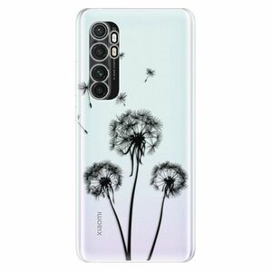 Odolné silikonové pouzdro iSaprio - Three Dandelions - black - Xiaomi Mi Note 10 Lite obraz