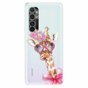 Odolné silikonové pouzdro iSaprio - Lady Giraffe - Xiaomi Mi Note 10 Lite obraz