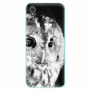 Odolné silikonové pouzdro iSaprio - BW Owl - Xiaomi Redmi 9A obraz