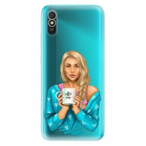 Odolné silikonové pouzdro iSaprio - Coffe Now - Blond - Xiaomi Redmi 9A obraz