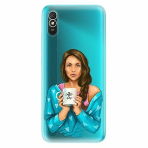 Odolné silikonové pouzdro iSaprio - Coffe Now - Brunette - Xiaomi Redmi 9A obraz