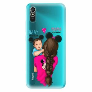 Odolné silikonové pouzdro iSaprio - Mama Mouse Brunette and Boy - Xiaomi Redmi 9A obraz