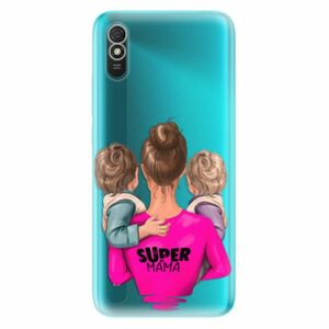 Odolné silikonové pouzdro iSaprio - Super Mama - Two Boys - Xiaomi Redmi 9A obraz