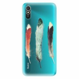 Odolné silikonové pouzdro iSaprio - Three Feathers - Xiaomi Redmi 9A obraz