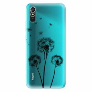 Odolné silikonové pouzdro iSaprio - Three Dandelions - black - Xiaomi Redmi 9A obraz