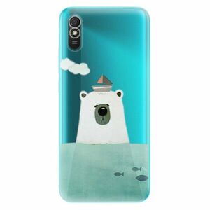 Odolné silikonové pouzdro iSaprio - Bear With Boat - Xiaomi Redmi 9A obraz