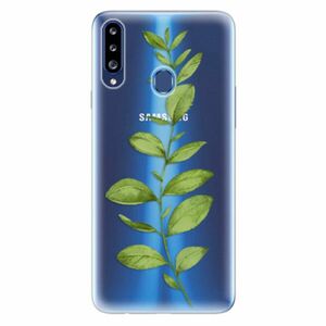 Odolné silikonové pouzdro iSaprio - Green Plant 01 - Samsung Galaxy A20s obraz