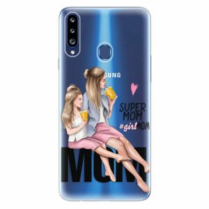 Odolné silikonové pouzdro iSaprio - Milk Shake - Blond - Samsung Galaxy A20s obraz