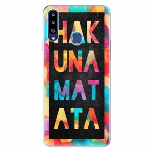 Odolné silikonové pouzdro iSaprio - Hakuna Matata 01 - Samsung Galaxy A20s obraz