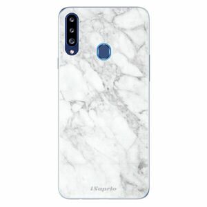 Odolné silikonové pouzdro iSaprio - SilverMarble 14 - Samsung Galaxy A20s obraz