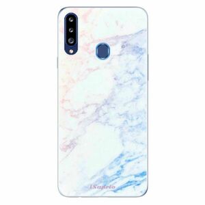 Odolné silikonové pouzdro iSaprio - Raibow Marble 10 - Samsung Galaxy A20s obraz