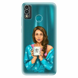 Odolné silikonové pouzdro iSaprio - Coffe Now - Brunette - Honor 9X Lite obraz