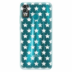 Odolné silikonové pouzdro iSaprio - Stars Pattern - white - Honor 9X Lite obraz