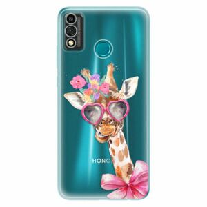 Odolné silikonové pouzdro iSaprio - Lady Giraffe - Honor 9X Lite obraz