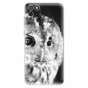 Odolné silikonové pouzdro iSaprio - BW Owl - Honor 9S obraz