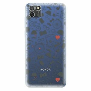 Odolné silikonové pouzdro iSaprio - Vintage Pattern 01 - black - Honor 9S obraz