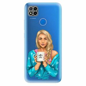 Odolné silikonové pouzdro iSaprio - Coffe Now - Blond - Xiaomi Redmi 9C obraz