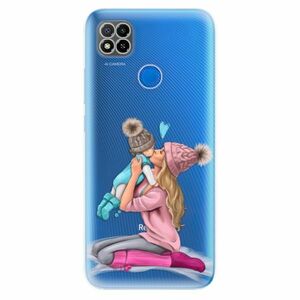 Odolné silikonové pouzdro iSaprio - Kissing Mom - Blond and Boy - Xiaomi Redmi 9C obraz