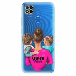 Odolné silikonové pouzdro iSaprio - Super Mama - Boy and Girl - Xiaomi Redmi 9C obraz