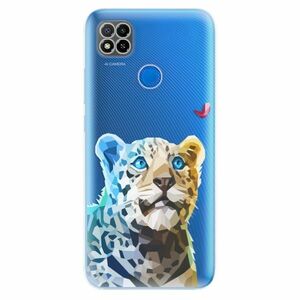 Odolné silikonové pouzdro iSaprio - Leopard With Butterfly - Xiaomi Redmi 9C obraz