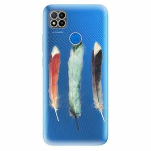 Odolné silikonové pouzdro iSaprio - Three Feathers - Xiaomi Redmi 9C obraz