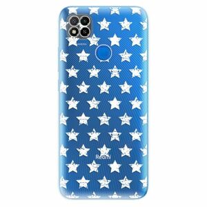 Odolné silikonové pouzdro iSaprio - Stars Pattern - white - Xiaomi Redmi 9C obraz