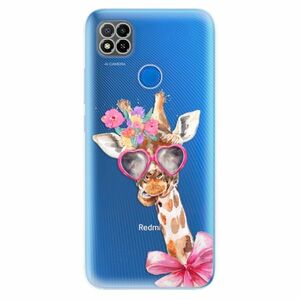 Odolné silikonové pouzdro iSaprio - Lady Giraffe - Xiaomi Redmi 9C obraz