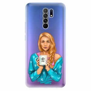 Odolné silikonové pouzdro iSaprio - Coffe Now - Redhead - Xiaomi Redmi 9 obraz