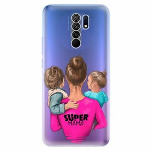 Odolné silikonové pouzdro iSaprio - Super Mama - Boy and Girl - Xiaomi Redmi 9 obraz