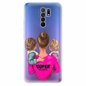 Odolné silikonové pouzdro iSaprio - Super Mama - Two Boys - Xiaomi Redmi 9 obraz