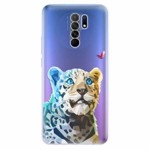 Odolné silikonové pouzdro iSaprio - Leopard With Butterfly - Xiaomi Redmi 9 obraz