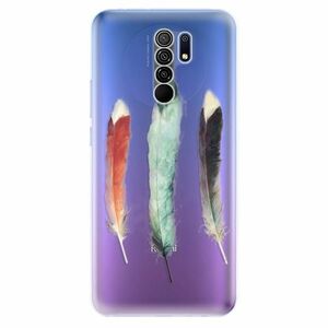 Odolné silikonové pouzdro iSaprio - Three Feathers - Xiaomi Redmi 9 obraz