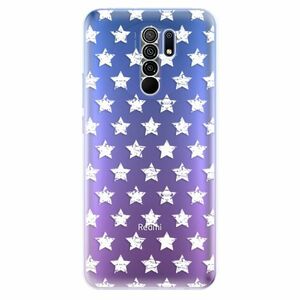 Odolné silikonové pouzdro iSaprio - Stars Pattern - white - Xiaomi Redmi 9 obraz