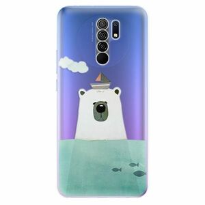 Odolné silikonové pouzdro iSaprio - Bear With Boat - Xiaomi Redmi 9 obraz