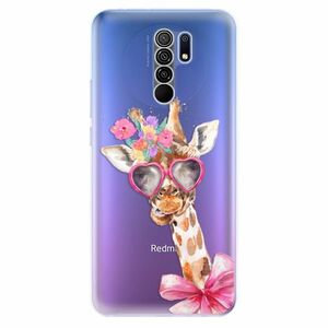 Odolné silikonové pouzdro iSaprio - Lady Giraffe - Xiaomi Redmi 9 obraz