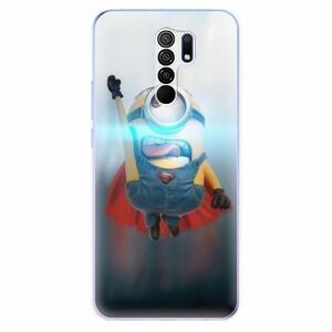 Odolné silikonové pouzdro iSaprio - Mimons Superman 02 - Xiaomi Redmi 9 obraz