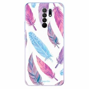 Odolné silikonové pouzdro iSaprio - Feather Pattern 10 - Xiaomi Redmi 9 obraz