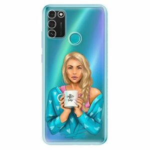 Odolné silikonové pouzdro iSaprio - Coffe Now - Blond - Honor 9A obraz