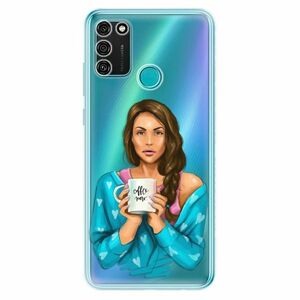 Odolné silikonové pouzdro iSaprio - Coffe Now - Brunette - Honor 9A obraz