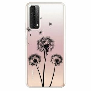 Odolné silikonové pouzdro iSaprio - Three Dandelions - black - Huawei P Smart 2021 obraz