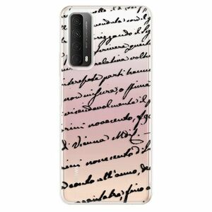 Odolné silikonové pouzdro iSaprio - Handwriting 01 - black - Huawei P Smart 2021 obraz