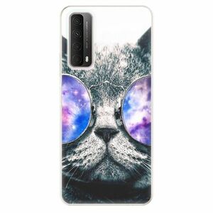 Odolné silikonové pouzdro iSaprio - Galaxy Cat - Huawei P Smart 2021 obraz