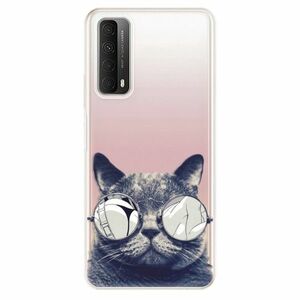 Odolné silikonové pouzdro iSaprio - Crazy Cat 01 - Huawei P Smart 2021 obraz